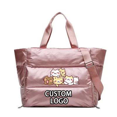 China Fashion Customized Women Leisure Waterproof Wet Dry Travel Bag Universal Fitness Divider Yoga Mat With Shoes Compartment Bag for sale