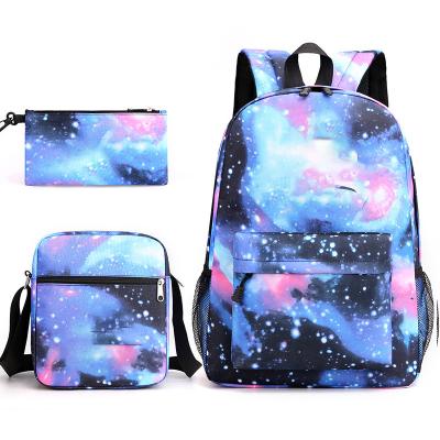 China 2023 Hot Sales GPS Druable Kids School Bags Luxury Cross - Body Purse Three Piece Sets Kids Backpack Bag For Girls for sale