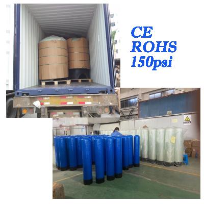 China Water Treatment FRP Tank Price Pressure Vessel 1054 FRP Tank for sale