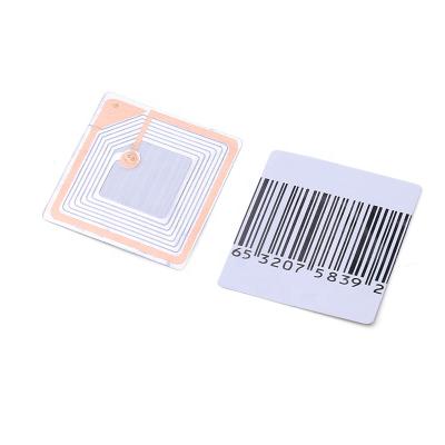 China Shopping Mall Retail Anti Theft RF Barcode Label Sticker 8.2mhz For Anti Shoplifting System for sale