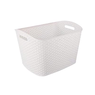 China Sustainable Plastic Basket Organizer Storage Basket Eco - Friendly Good Plastic for sale