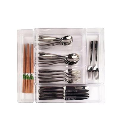 China Viable flatware/kitchen cutlery/kitchen cutlery holder tray organizer for drawer for sale