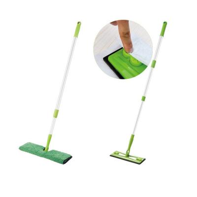 China Viable Wholesale Custom Double Side Broom And Nonwoven Apparel Mini Flat Broom With Replaceable Broom Head for sale