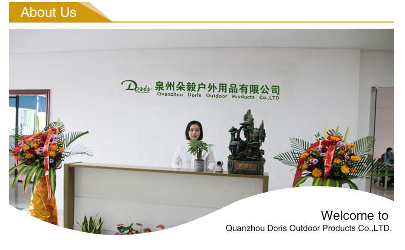 Verified China supplier - Quanzhou Doris Outdoor Products Co., Ltd.