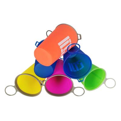 China Portable For Sports And Outdoor Events Eco-Friendly Foldable Soft Drinking Soft Cup TPU For Running Fishing Camping for sale