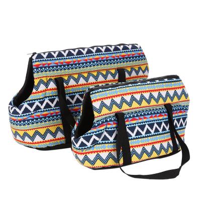 China Breathable Outdoor Retro Head Carrier Dog Free Side Shoulder Bag Tote With Long Handles for sale