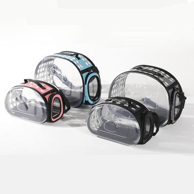 China Amazon Breathable Hot Sell Cute Foldable Bubble Pet Bag Transparent Carry Dog Bag Cage Outdoor for sale