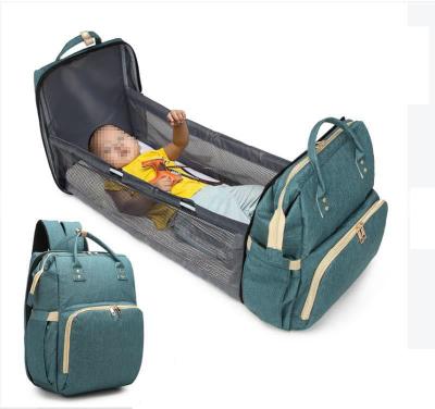 China Large Capacity Baby Diaper Bag Waterproof Baby Hutch with Changing Pad 3 in 1 Stroller Diaper Packing Bag for sale