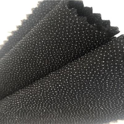 China Best selling adhesive interlining/woven fusion interlining fabric working materials for jacket, suits in china for sale