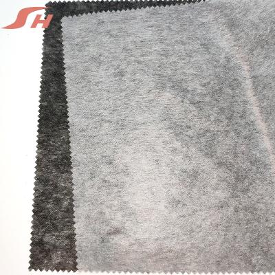 China Factory Direct Selling Adhesive Polyester / Nylon Fabric Grounding Nonwoven Interlining for sale