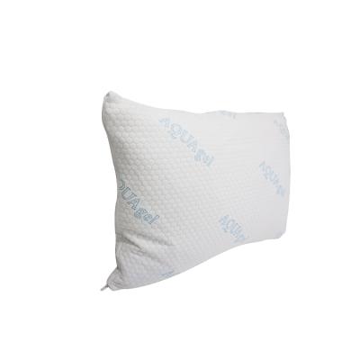 China Soft Anti-Static Cushions Visco Gel Infused Home Nursing Elastic Neck Cooling Pillow for sale