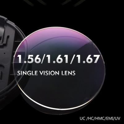 China Wholesale High Quality Lente 1.56 Single Vision Monocle Lens Filters 1.61 1.67 Resin Lenses Suppliers for sale