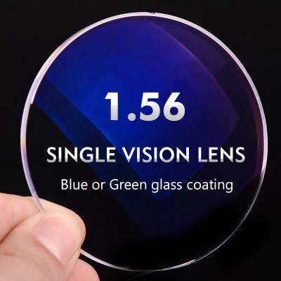 China Single vision Tianwen uv420 blue cut block blue hmc 1.56 medium index cr39 eyeglass spectacle lenses for sale