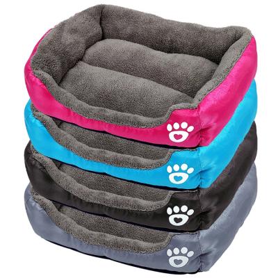 China Plush+pp Cotton Different Sizes Fit Warm Large Dog Bed Orthopedic Dog Bed Dogs Beds For Pets for sale