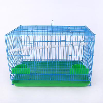 China Good Viable Selling Comfortable Foldable Multicolor Parrot Large Wire Birdcage Bird Cage for sale