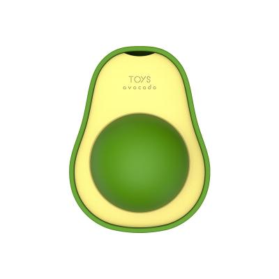 China 2022 Rotation New Hot Selling Good Avocado Cat Catnip Ball Auto-Rotate Pet Chew Interactive Cat Toy for sale