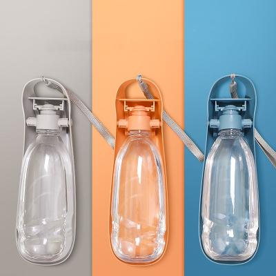 China Portable Water Bottle For Pets ABS Portable Collapsible Dog Water Bottle Travel Hot Selling Outdoor Dog Water Bottle for sale