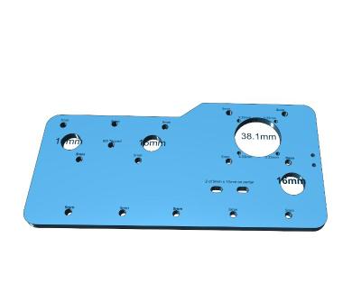 China CNC Aluminum Anodized Aluminum Milling Plates for sale