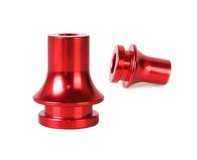 China CNC Precision Parts CNC Aluminum Turning Red Anodized Turning Parts for sale