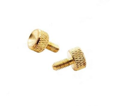 China New Products Thumb Screw Flat Hot Selling Brass Knurled Screw for sale