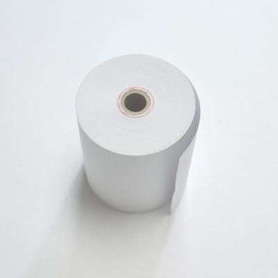 China Cardboard or plastic core cash register paper made by high quality thermal paper plain or preprinted thermal paper roll for sale