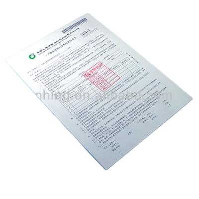 China paper & High Quality Wholesale Cardboard Supply Invoice Paper Proforma Printing for sale