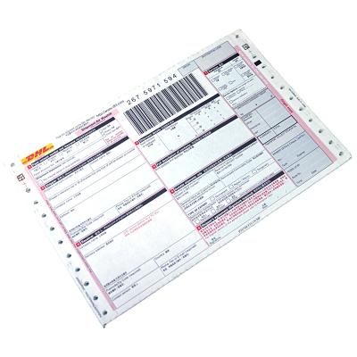 China paper & Cardboard receipt book invoice and packing slip printing service with barcode and serial number for courier and ad or receipt for sale