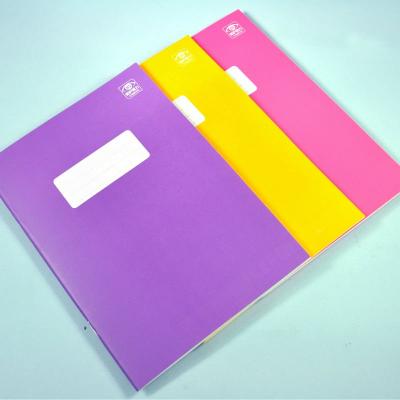 China Custom Plastic Cover Printed Spiral Notebook for sale