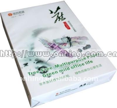 China 100% woodfree pulp woodfree offset office paper white paper for sale