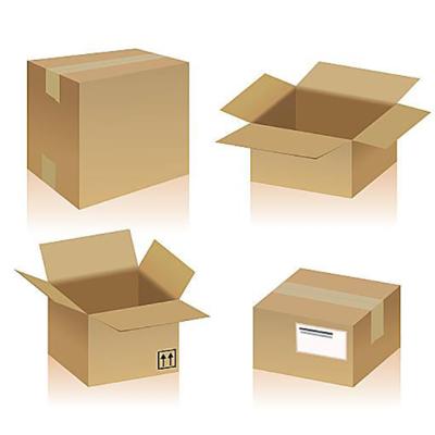 China Recycled Materials Plain Or Customized Recyclable Corrugated Paper Cardboard Box for sale