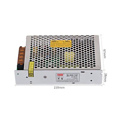 China Hot Sale LED Power Supply Transformer 12v 50w DC Switch Power Supply Transformer for Led CCTV Camera for sale