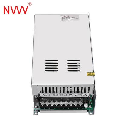 China LED NVVV 24v 33.3A 800w AC SMPS S-800-24 to DC Power Supply 110V/220V 800W DC Switching Power Supply For LED Light zu verkaufen