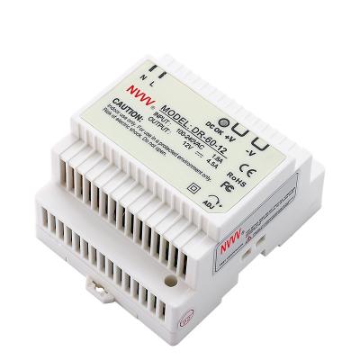 China cctv camera 60W din rail power supply unit 12v 5A din rail power supply smps 60W 220v ac dc 12v industrial en venta