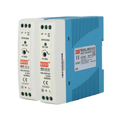 China Mini Size CCTV Camera MDR-20W-24V Industrial Power Supply 20w 24v Din Rail Power Supply en venta