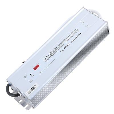 China LED Display 200W 24V Waterproof LED Power Supply LPV-200W-24V Changeover High Quality Driver en venta