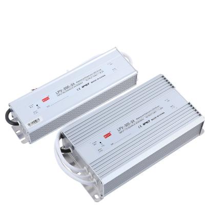 China High Quality Waterproof LED Display Power Supply 200w 24v LED Power Supply LPV-200W-24V Change Driver for sale