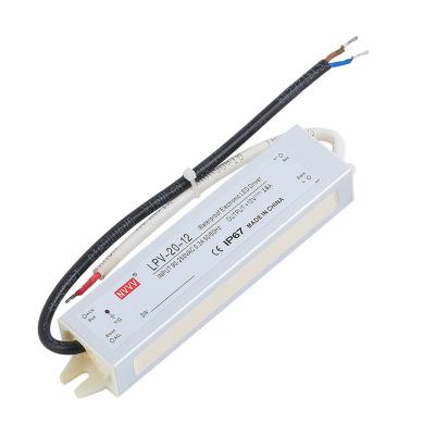 China LPV-20-12 Series LED Display Power Supply 20W 12V 1.67A Waterproof Waterproof Driver Switch Power Supply zu verkaufen