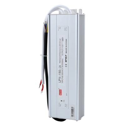 China LPV-150-24 SMPS 150W 24v 6.3A 24V Waterproof Single Output Changing Power Supply For LED Driver 240*69*43mm en venta