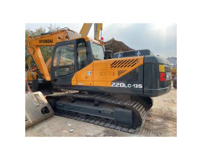 China Used Crawler Excavator Hyundai 220LC-9S Korea Excavators Construction Machinery Earthmoving Good Condition For Sale 1m² ³ for sale