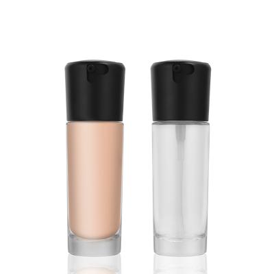 China Wholesale 30ml Cosmetic Foundation High End Glass Bottle / Liquid Foundation Bottle for sale