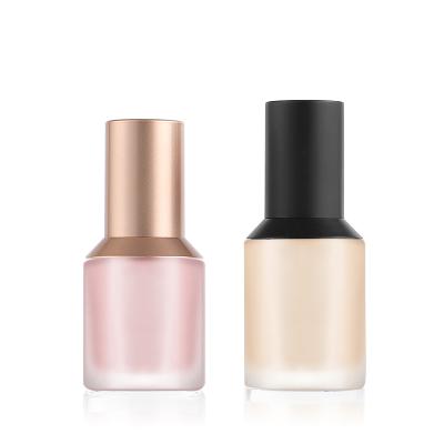 China Empty Concealer Bottle Insulation Bottle Base Stain 30ml Glass Sub-Bottle Beauty Cosmetic Liquid Cosmetic Cream for sale