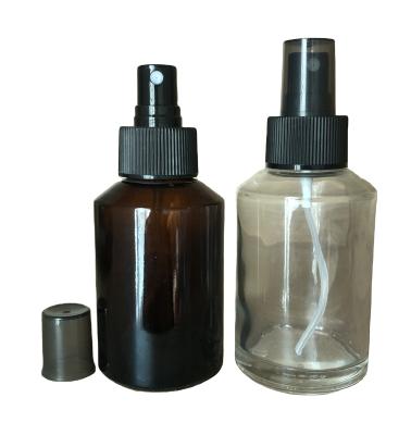 China Cosmetic Bottle 125ml Cosmetic Bottle , Transparent Essential Oil Bottle , Amber Glass Spray Bottle for sale