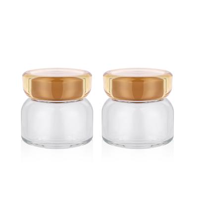 China Factory Direct Selling 120g Glass Cosmetic Cream/Sleepingcream/Cream/Wide Mouth Glass Bottle for sale