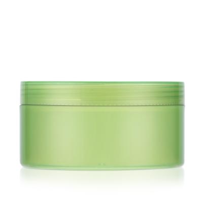 China Wholesale Green Cosmetic Jar 300g Aloe Vera Gel Cosmetic Container Plastic Cosmetic Jar for sale