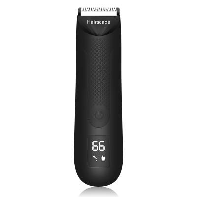 China Newest Men's Groin Body Hair Trimmer Electric Cordless Rechargeable Waterproof Safety Hair Trimmer for Household for sale