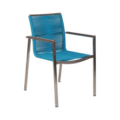 China Modern Modern Leisure Rope Garden Chair Cafe Chair Used Outdoor Garden Furniture for sale