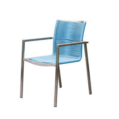 China Modern Used Modern Restaurant Furniture Metal Dining Chair Stack Battersea Chair Cafe Chair for sale