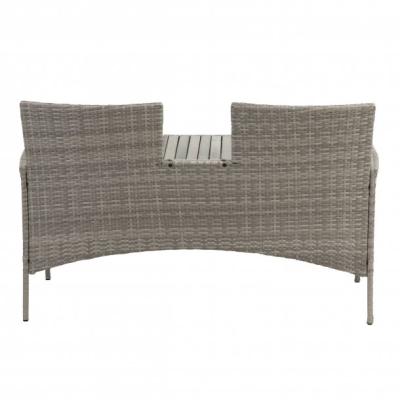 China Modern Garden Sofa Set Furniture Rattan Outdoor Rattan Corner Sofa Set Wicker Outdoor Couch Garden Sofa for sale