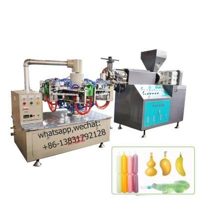 China SQ-6 bottle six station popsicle tube /toy jelly tube /ice pop tube blowing machine for sale