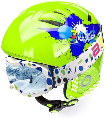 China Ultra Light Compounds Snowboard Helmet Sled Helmet Small Size For 2-6 Years Kids Skiing ASTM Certified Glass for sale